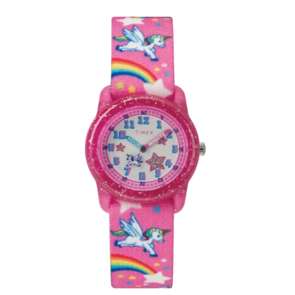 Kids Timex Watch with Unicorns & Rainbows